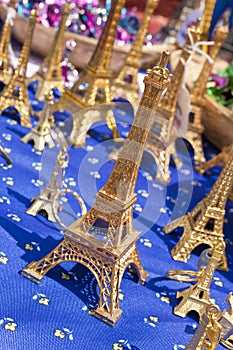 Miniature Eiffel Tower Souvenirs, Paris, Franc