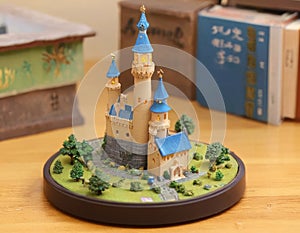 Miniature Fantasy Castle Model