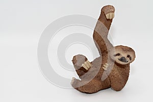 miniature figurine toy of a sloth