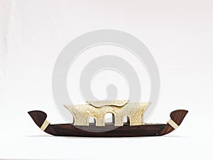 miniature house boat