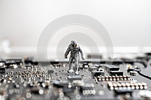 Miniature with laptop circuit board