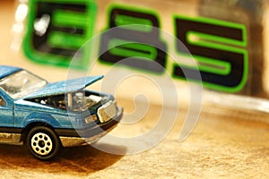 Miniature model car toy.