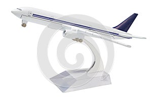 Miniature Model of Commercial Jetliner