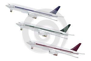Miniature Model of Commercial Jetliners photo
