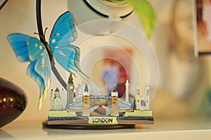 Miniature model of london bridge