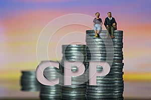 Canada Pension Plan concept