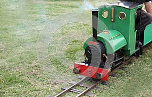 Miniature Railway Steam Train.