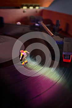 Miniature Roller Skaters Record