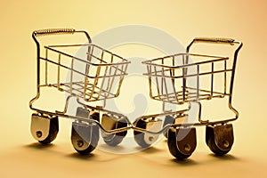 Miniature Shopping Trolleys