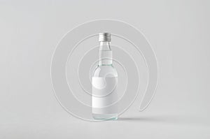 Miniature Spirits Liquor Bottle Mock-Up - Blank Label photo