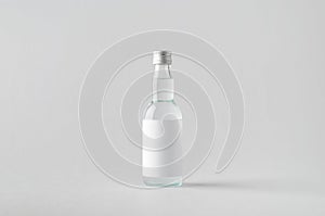 Miniature Spirits Liquor Bottle Mock-Up - Blank Label