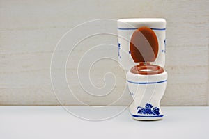 Miniature Toilet Insulated photo