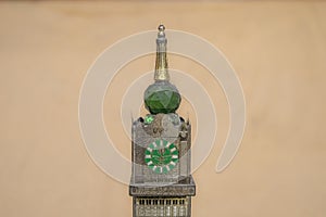 miniature of the world\'s tallest clock tower or zam-zam tower or Abraj Al-Bait building in Mecca