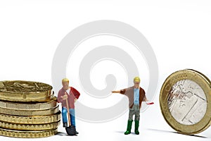 Miniatures with money