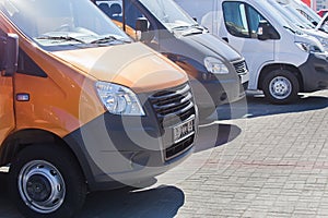 Minibuses and vans outside photo