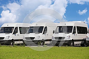Minibuses and vans outside photo