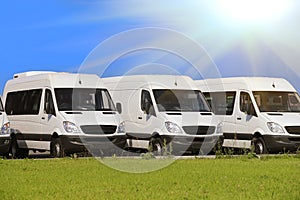 Minibuses and vans outside photo