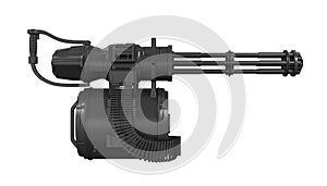 Minigun Isolated
