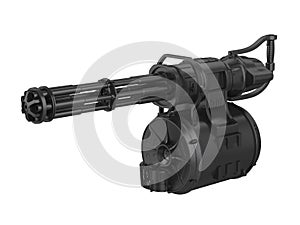 Minigun Isolated