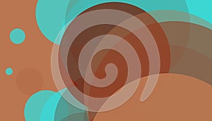 Minimal abstract circles background pattern art