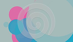Minimal abstract circles background pattern art