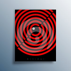 Minimal abstract design for flyer, poster, brochure cover, background, wallpaper, typography or other printing products