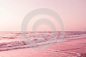 Minimal Abstract Pink Gradient Background Design