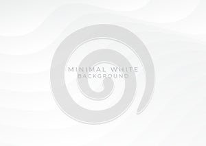 Minimal art background white bright color clean desgin fluid wave style with space