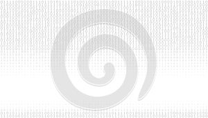Minimal binary code background by 0 and 1. Digitally vector pattern