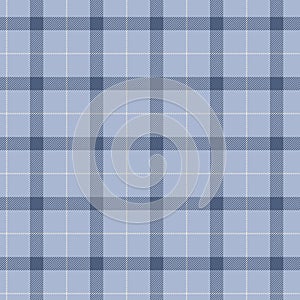 Minimal Blue White Plaid Pattern