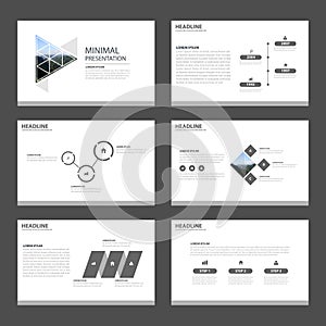 Minimal and clean presentation templates Infographic