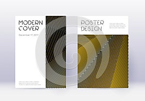 Minimal cover design template set