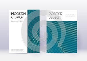 Minimal cover design template set