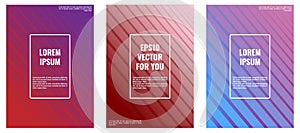 Minimal covers design for A4 Formats. EPS10 Vector