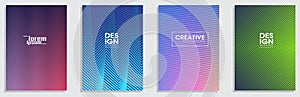 Minimal covers design. Colorful halftone gradients.background modern template design for web. Cool gradients. Future geometric