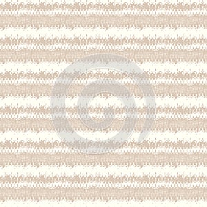 Minimal ecru jute plain horizontal stripe texture pattern. Two tone washed out beach decor background. Modern rustic