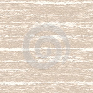 Minimal ecru jute plain horizontal stripe texture pattern. Two tone washed out beach decor background. Modern rustic