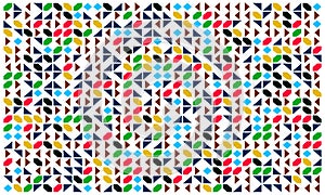 Minimal Gematrical pattern abstract background templet
