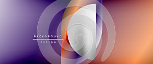 Minimal geometric abstract background template