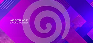 Minimal geometric background. Blue purple colors. Dynamic shapes composition texture. Eps10 vector photo