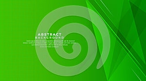 Minimal geometric background. Green shapes composition. Vector abstract background texture design, banner, bright poster.