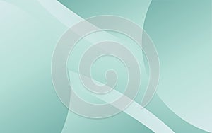 Minimal geometric background. Mint green elements with gradient.