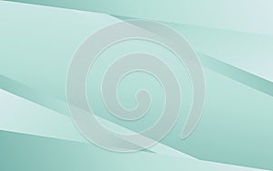 Minimal geometric background. Mint green elements with gradient.