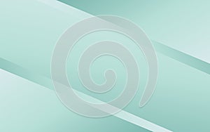 Minimal geometric background. Mint green elements with gradient.