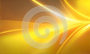 Minimal geometric background. Orange elements with fluid gradient. Modern curve. Liquid wave background with yellow color