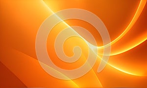 Minimal geometric background. yellow orange elements with fluid gradient. Modern curve. Liquid wave background with light orange