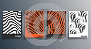 Minimal geometric line design for flyer, poster, brochure cover, background, wallpaper, typography or other printing products.