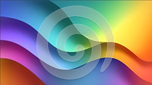 Minimal Gradient Abstract Background with Smooth Transitions. Generated Using AI