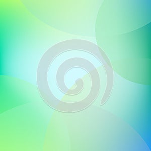 Minimal gradient geometric background. Circles green yellow blue background. Circles green yellow blue background.