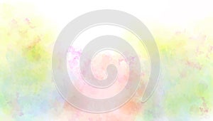 Minimal Hand Painted Pastel Watercolor Abstract Art Background Vector Illustration